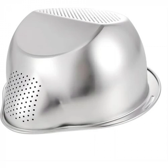 BFS Inox Süzgeç Pirinç Makarna Salata Süzgeci 304 Paslanmaz Çelik 2 ADET