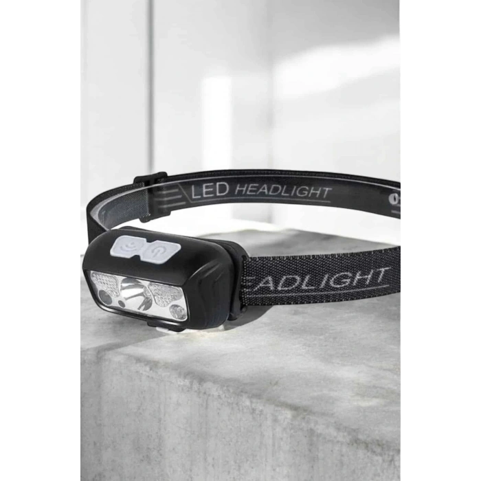 BFS Kafa Lambası Kamp Lambası Sensörlü Şarjlı Ayarlanabilir