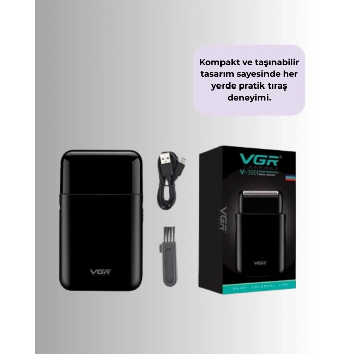 BFS Kart Tasarımlı Şarjlı Tıraş Makinesi | 2 Başlıklı Hassas Kesim