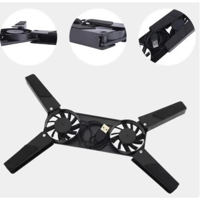 BFS  Katlanabilir Laptop Soğutucu 2 fanlı
