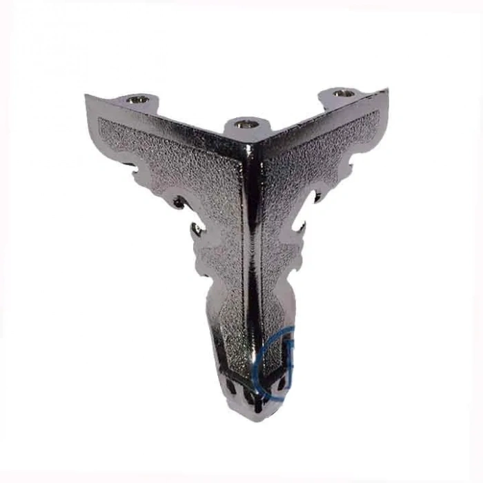 BFS Kelebek Sandık Ayağı, Kutu Ayak 5,5 Cm - Nikel, 50 Adet