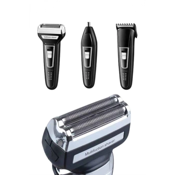 BFS Kulak Burun Kıl Kesme Ense Yanak Tıraş Seti 3 Başlıklı Profesyonel