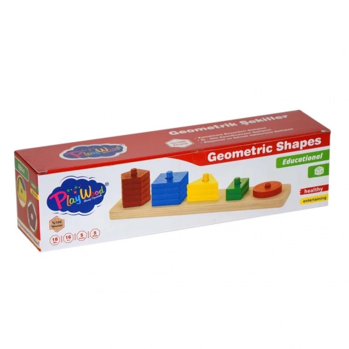 BFS   Kutulu Ahşap Geometrik Şekiller