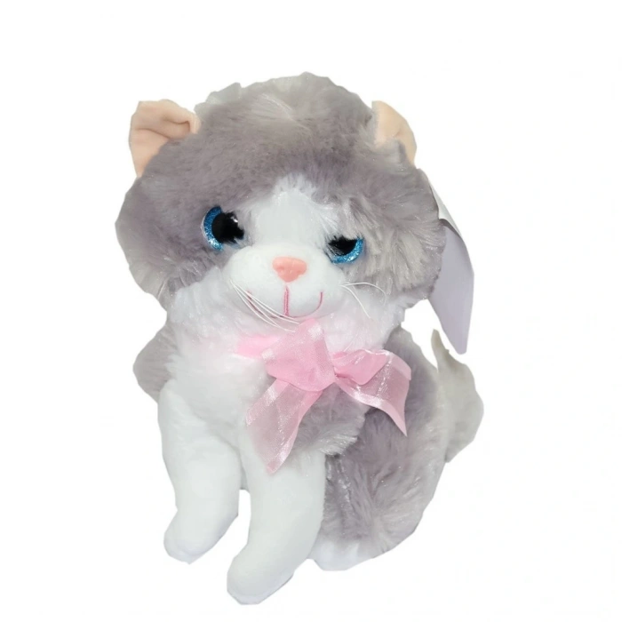 BFS KZL-2208001 Ayakta Miyavlayan Kedi 3 Renk - Kızılkaya Oyuncak