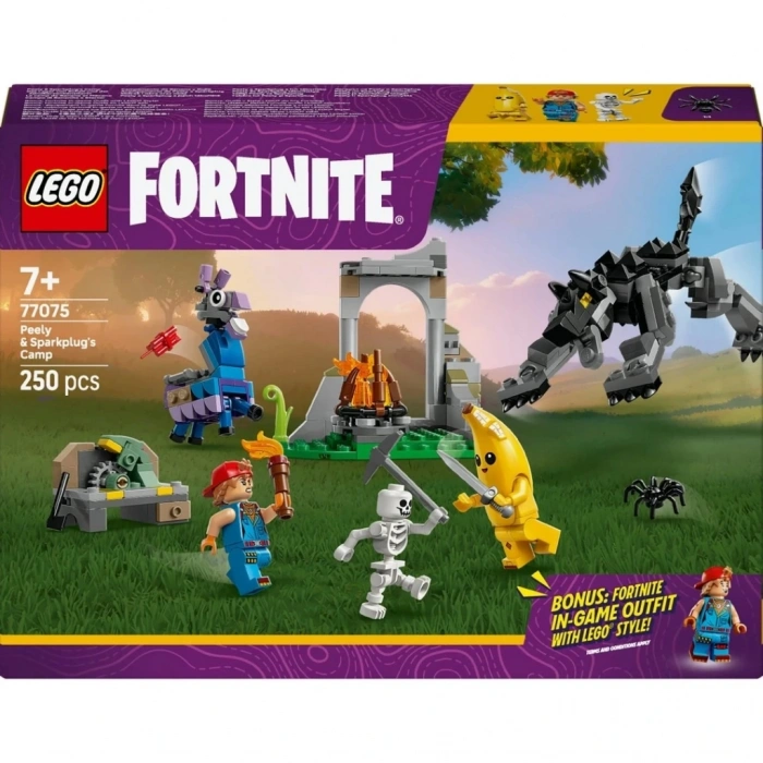 BFS LEGO Fortnite Muzaffer ve Tamirci Çırağının Kampı Video Oyunu Yapım Seti