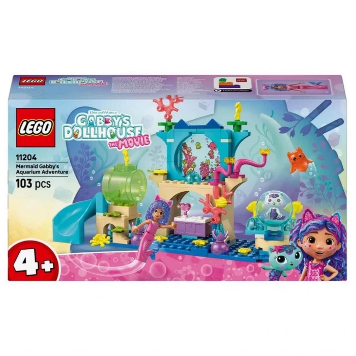 BFS  LEGO Gabby’s Dollhouse Deniz Kızı Gabby’nin Akvaryum Macerası 11204