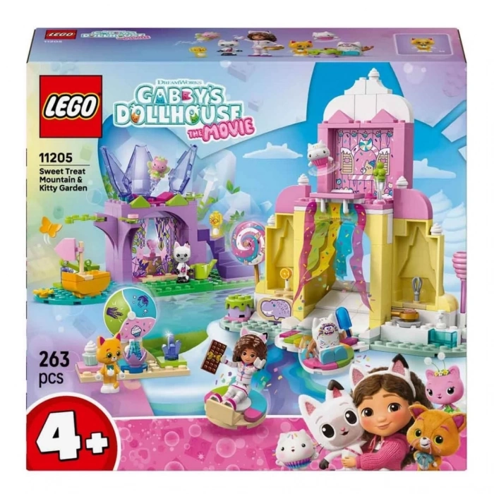 BFS  LEGO Gabby’s Dollhouse Tatlı Şekerleme Dağı ve Kedi Bahçesi 11205