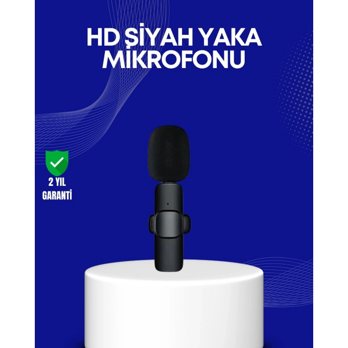 BFS Lightning Girişli 2’li Kablosuz Yaka Mikrofonu Çift Kişilik Kayıt