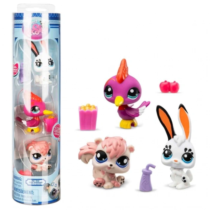 BFS   Littlest Pet Shop Minişler 3’lü Figür Seti S2