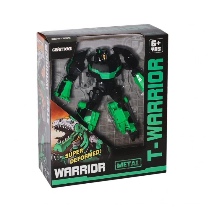 BFS   LJ1653 Metal Gövdeli Dönüşebilen Robot -Gepettoys