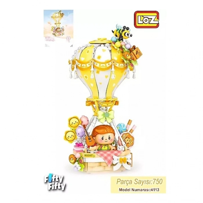 BFS  LZ-4113 LOZ SARI HAVA BALONU 750 PARÇA BLOCK OYUNCAK