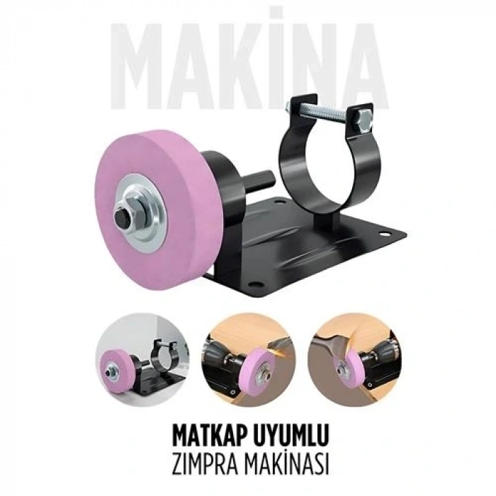 BFS Matkap Uyumlu Taşlama Zımpara Makinası Spiral Taşlama ve Ahşap Metal