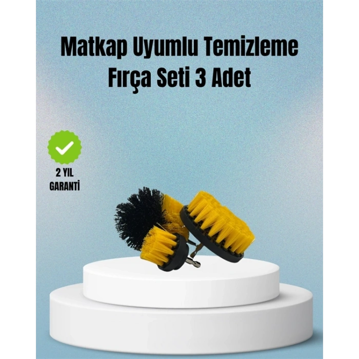 BFS Matkap Uyumlu Temizlik Fırçası – Kablolu ve Akülü Matkaplarla Kullanılabilir