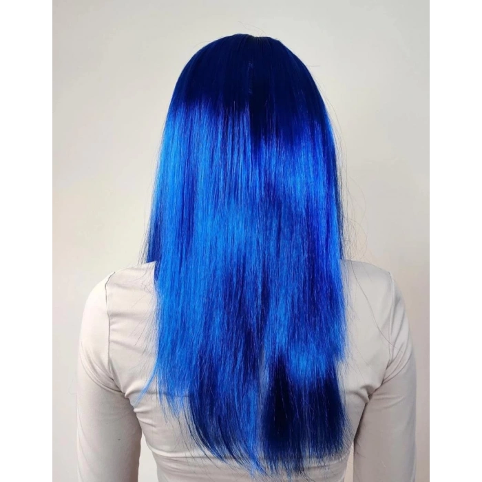 BFS   Mavi Renk Uzun Parti Peruğu