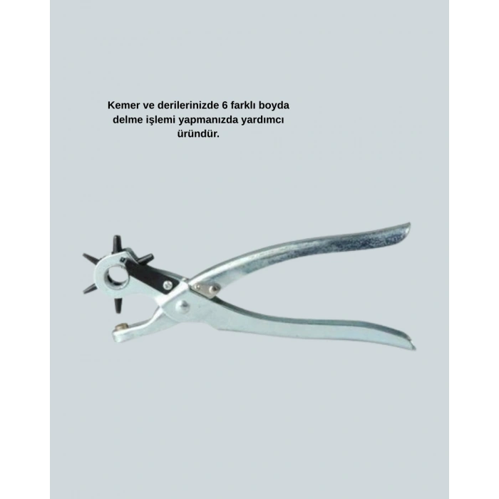 BFS Metal Gövdeli Ayarlanabilir Deri Delme Pensesi 2.5–5 mm Delik Açma Aracı