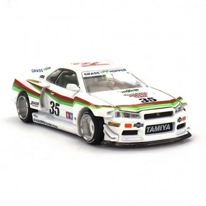 BFS Mini GT 1/64 Nissan Skyline GT-R (R34) TAMIYA x KAIDO HOUSE The GRHOPPER V1