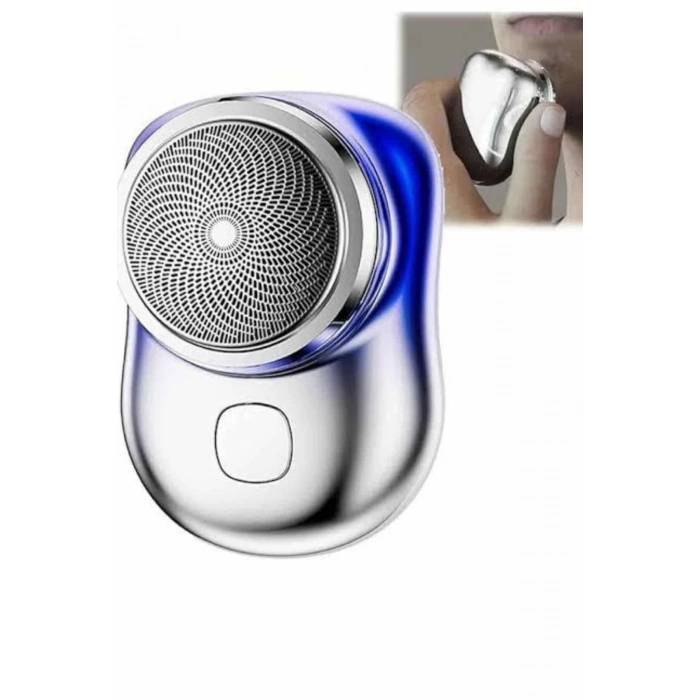 BFS Mini Sıfır Sakal Yanak Tıraş Makinesi USB Şarjlı Sıfır Sakal Taşınabilir Korumalı