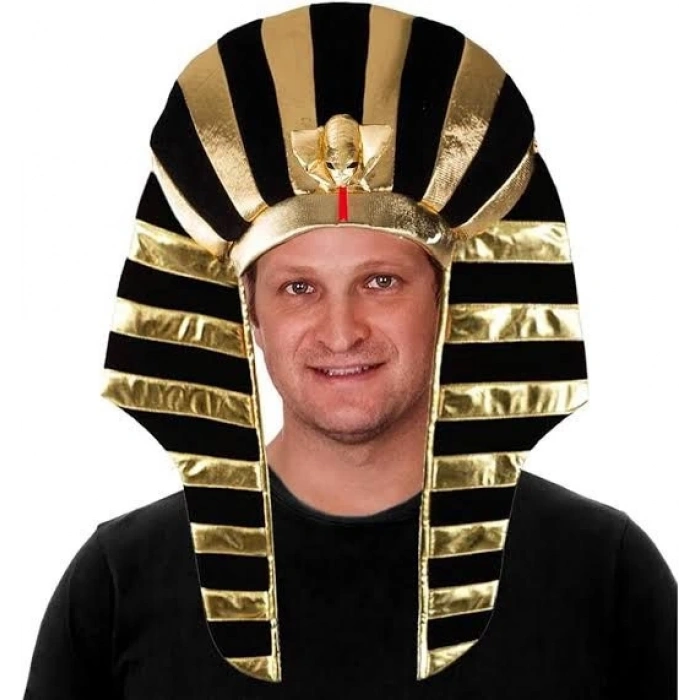 BFS   Mısırlı Tutankamon Şapkası Kobra Yılan Figürlü