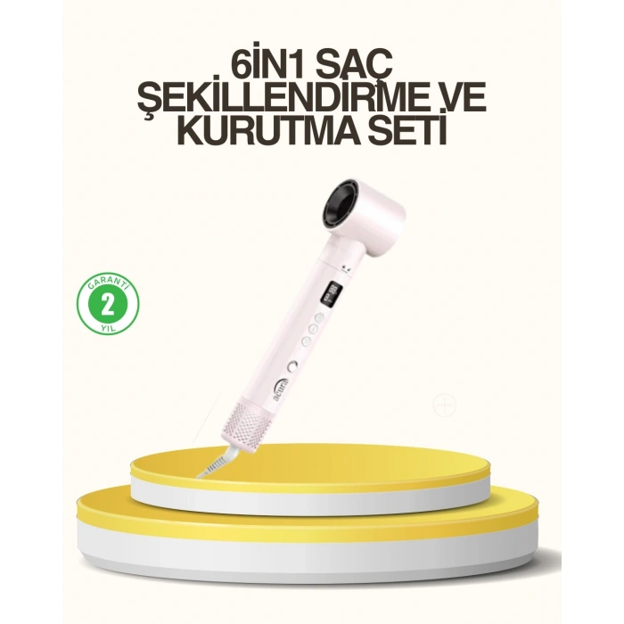 BFS Motorlu LCD Ekranlı Saç Şekillendirme Seti