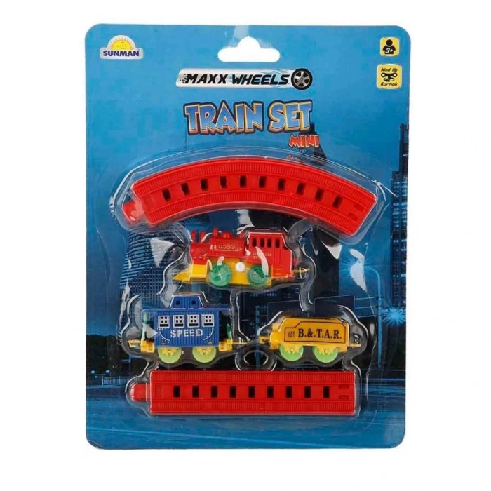 BFS Nessiworld 2559 Maxx Wheels Mini Tren Seti 11 Parça -Sunman