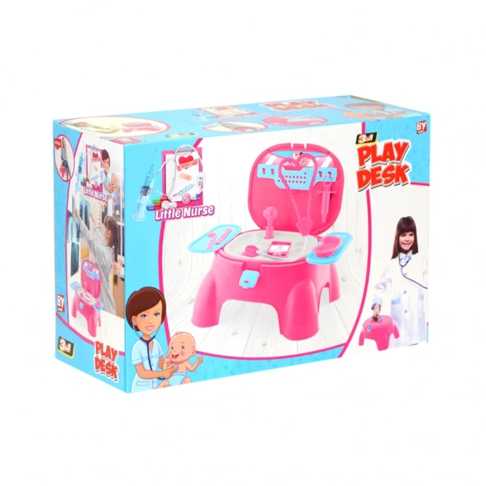 BFS Nessiworld 573-BP LITTLE NURSE OYUN TABURESİ DOKTOR SET KIZ