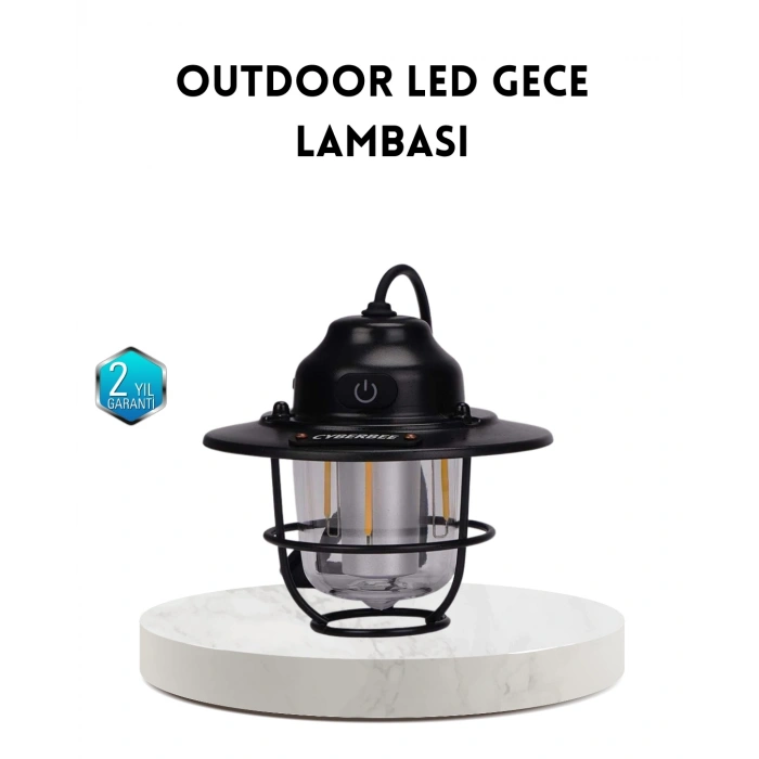 BFS Outdoor Retro Kamp Işığı Uzun Ömürlü Pil Taşınabilir Suya Dayanıklı