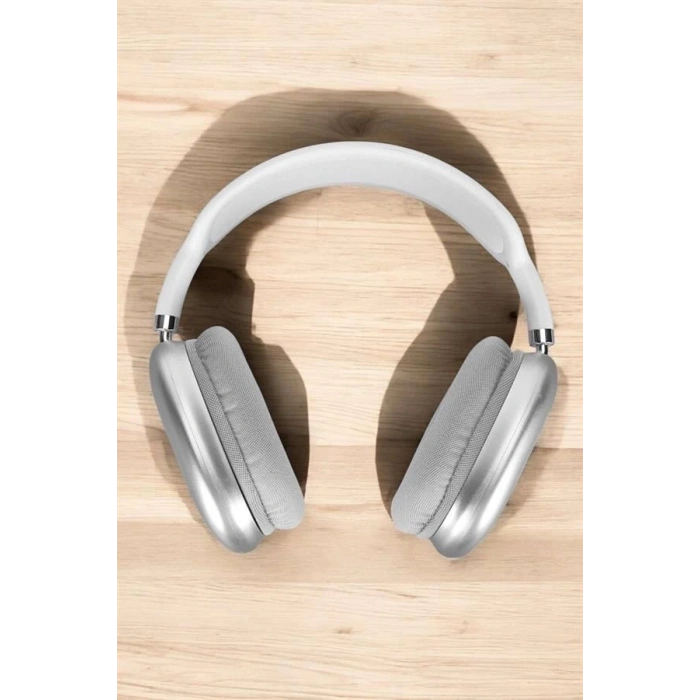BFS P9 Plus Kablosuz Kulak Üstü Bluetooth Kulaklık Beyaz Mikrofonlu Kulaküstü Kablosuz Kulaklık