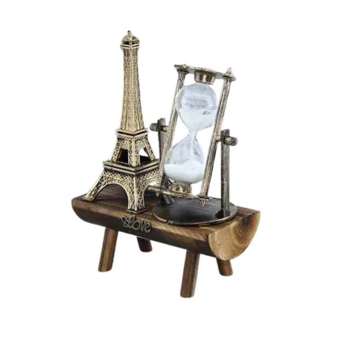 BFS Paris Eyfel Kulesi Hediyelik Eyfel Retro Kum Saati Dekoratif Eşya