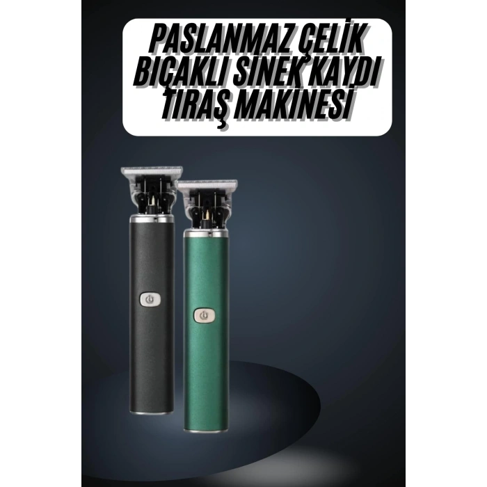 BFS Paslanmaz Çelik Bıçaklı Sinek Kaydı Tıraş Makinesi Uzun Ömürlü