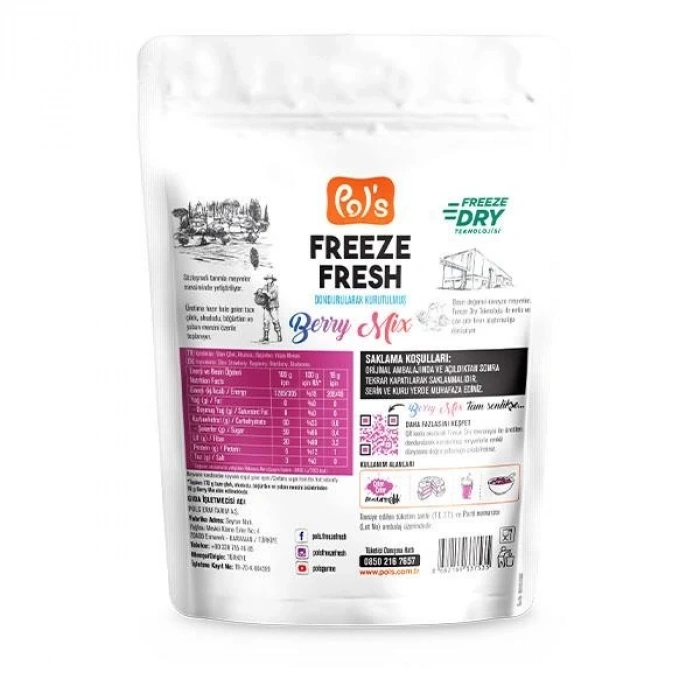 BFS   Pol’s Freeze Fresh Berry Mix 16 g
