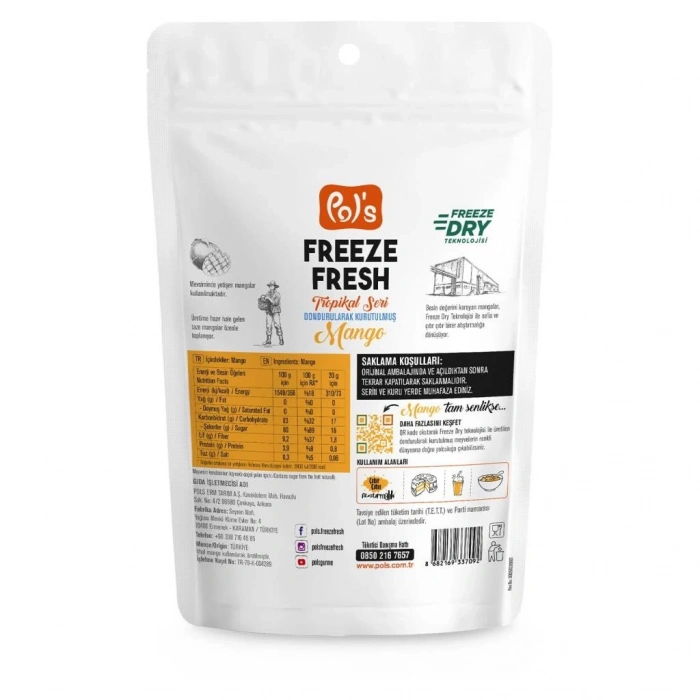 BFS   Pol’s Freeze Fresh Mango 20 g