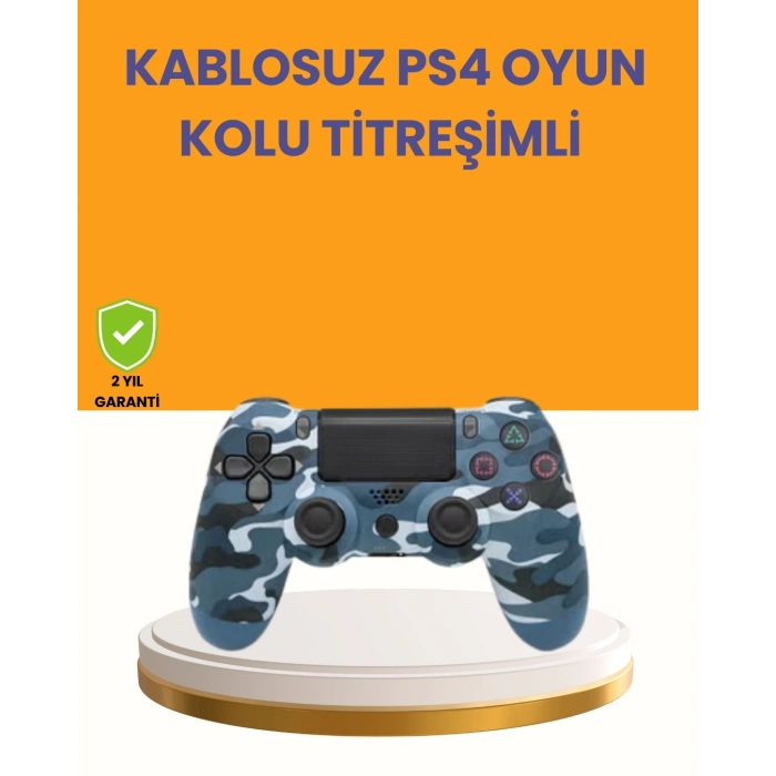 BFS PS4 Kablosuz Oyun Kolu Gecikmesiz Bağlantılı Ergonomik Tasarımlı