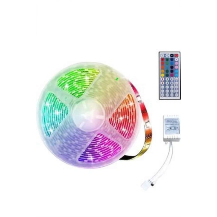 BFS RGB Neon Şerit Led Lamba 10 Metre İç Mekan Tasarımına Uygun