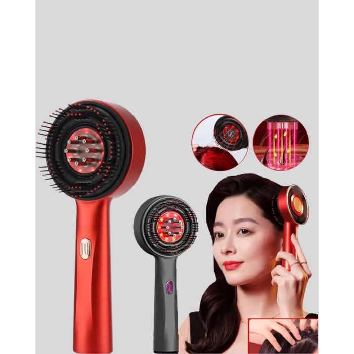 BFS Saç Büyüme Destekleyici Elektrikli Masaj Tarak LED ve Titreşimli