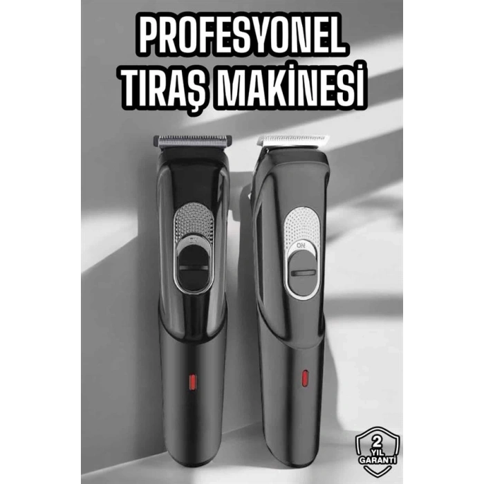 BFS Saç Sakal Vücut Şarjlı Kablosuz Tıraş Makinesi Profesyonel Paslanmaz Çelik