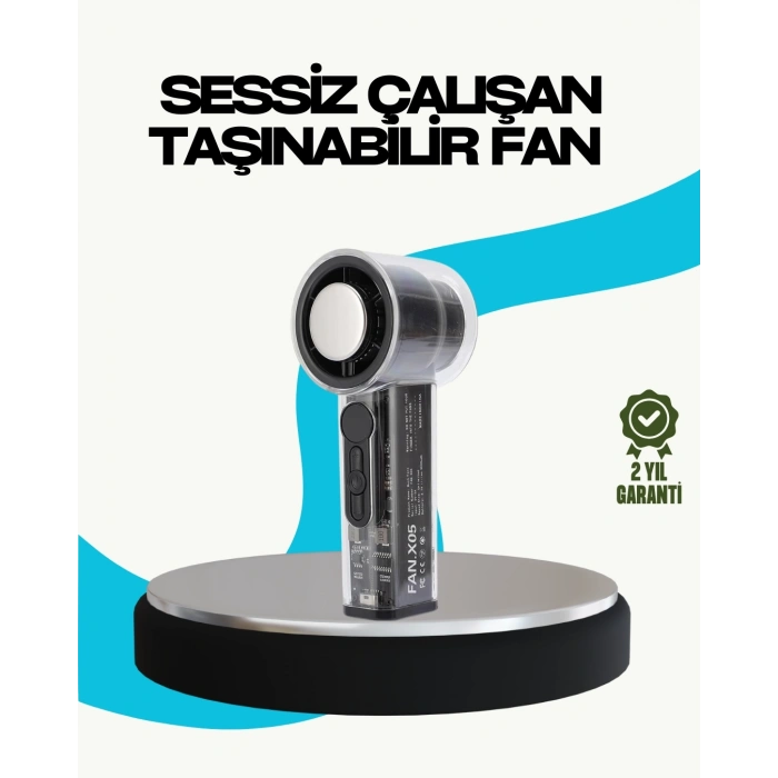 BFS Sessiz Çalışan Taşınabilir Fan | USB Şarjlı ve Kompakt Tasarım