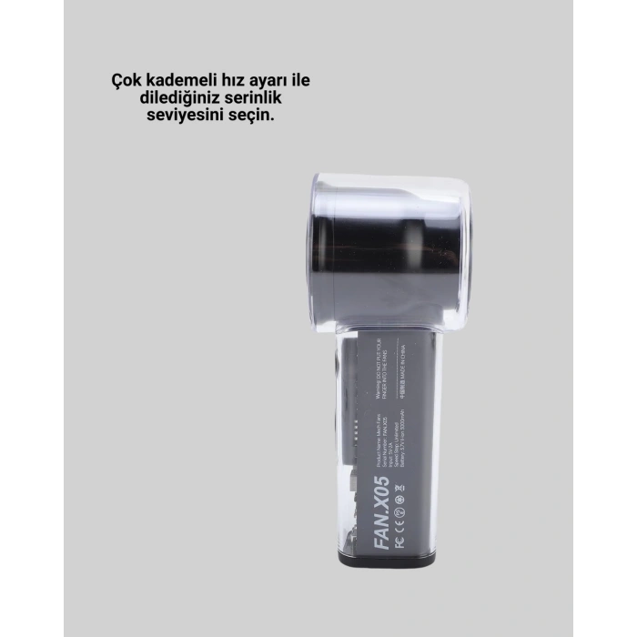 BFS Sessiz Çalışan Taşınabilir Fan | USB Şarjlı ve Kompakt Tasarım