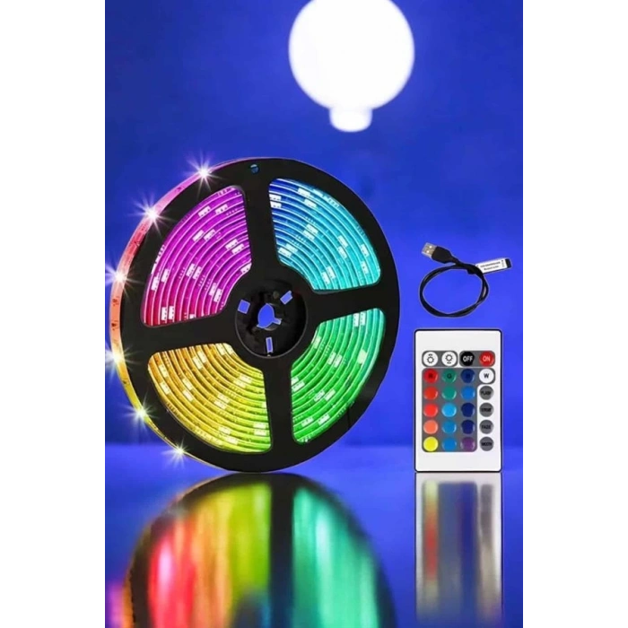 BFS Smart Şerit Led TV Arkası Renkli Kumandalı 10 Metre