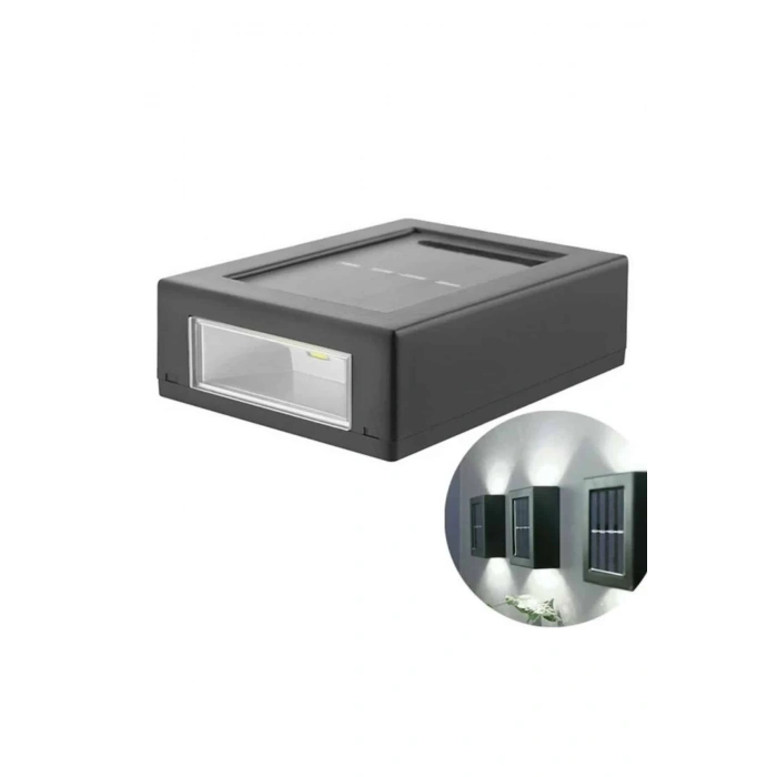 BFS Solar Lamba Dekoratif Aplik Su Geçirmez Led Işıklı Duvar Lambası