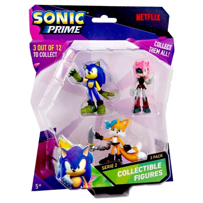 BFS Sonic Prime 3lü Figür Seri 2 Blister Asorti