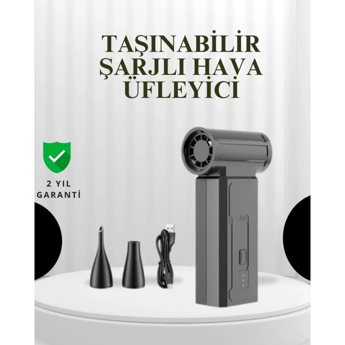 BFS Taşınabilir Şarjlı Güçlü Hava Üfleme Aleti Çok Yönlü Kullanım