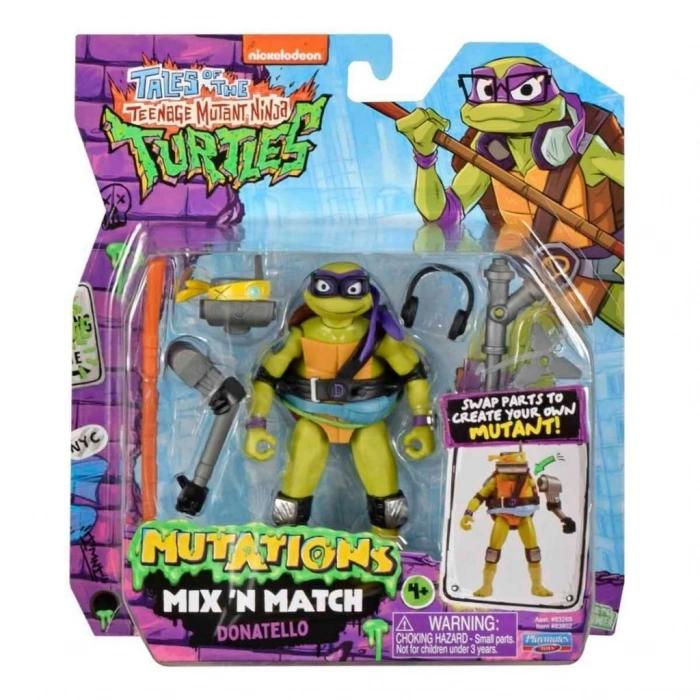BFS Teenage Mutant Ninja Turtles Mutations Mix N Match Donatello Figürü