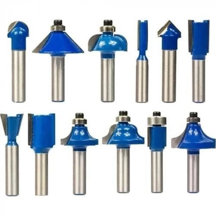 BFS Topshop 03039 8 mm 12 Parça Ahşap Freze Uç Seti