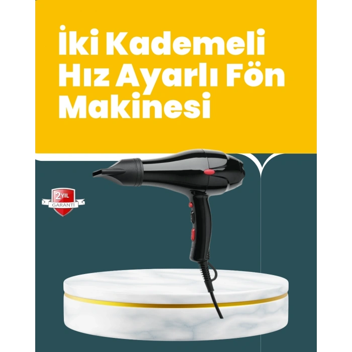 BFS Tüm Saç Tipleri İçin 2200W Güçlü Fön Makinesi