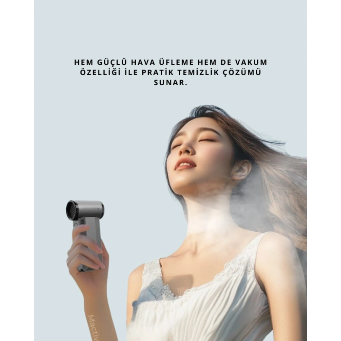 BFS Turbo Güçlü Hava Üfleme ve Vakum Makinesi Çok Fonksiyonlu Kullanım