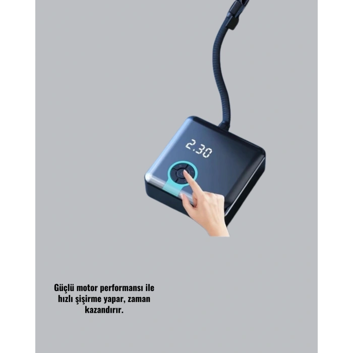 BFS Type-C Şarj Girişli Taşınabilir Elektrikli Hava Pompası