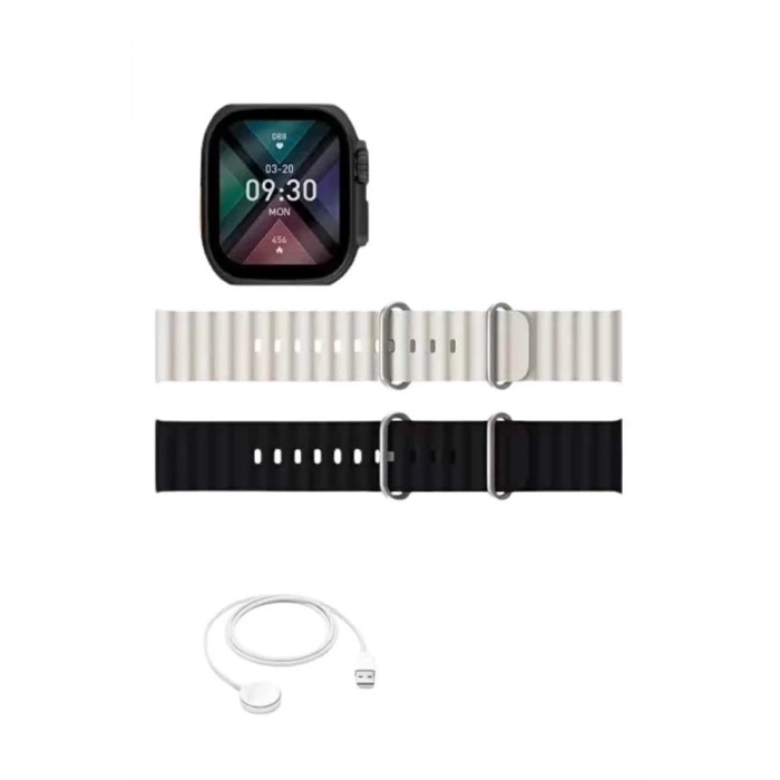 BFS Uyku ve Sağlık Takibi Yapabilen GPS Uyumlu Plastik Kordonlu Akıllı Saat