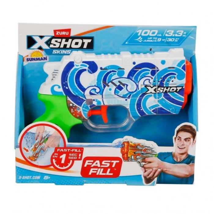 BFS   X-Shot Skins Nano Fast Fill Su Tabancası 19 cm