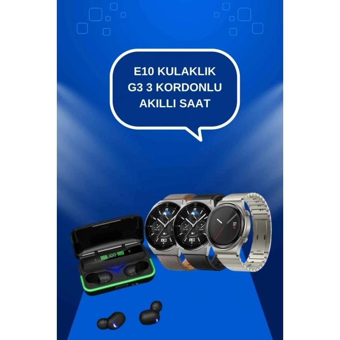 BFS Yeni Nesil Akıllı Saat Ve Bluetooth Kulaklık Titreşim Bildirimleri Uyku Takibi