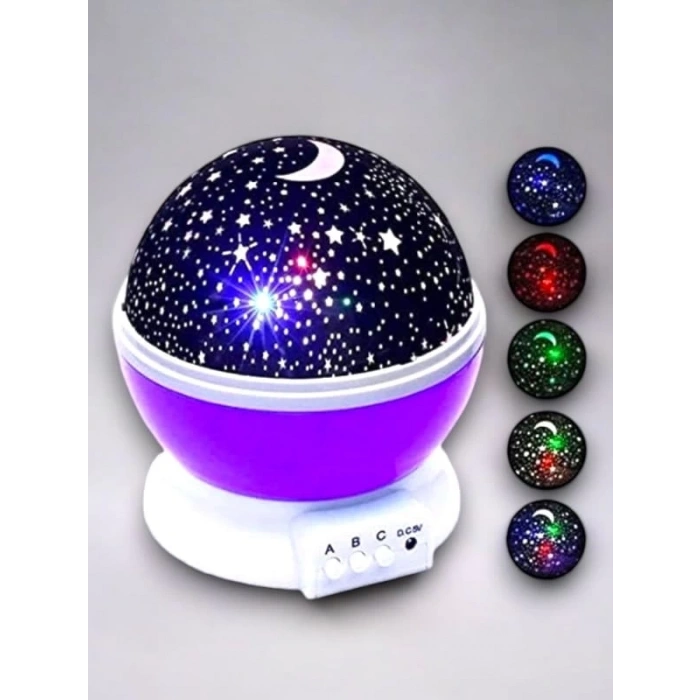BFS Yıldızlı Gökyüzü Efektli Projektörlü Masa ve Gece Lambası